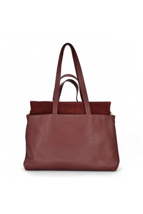 Borsa in pelle colore rubino MY BEST BAG | 1044-RUBINO